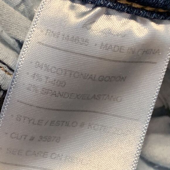 KANCAN size extra-large distressed cropped denim jeans - Picture 9 of 13